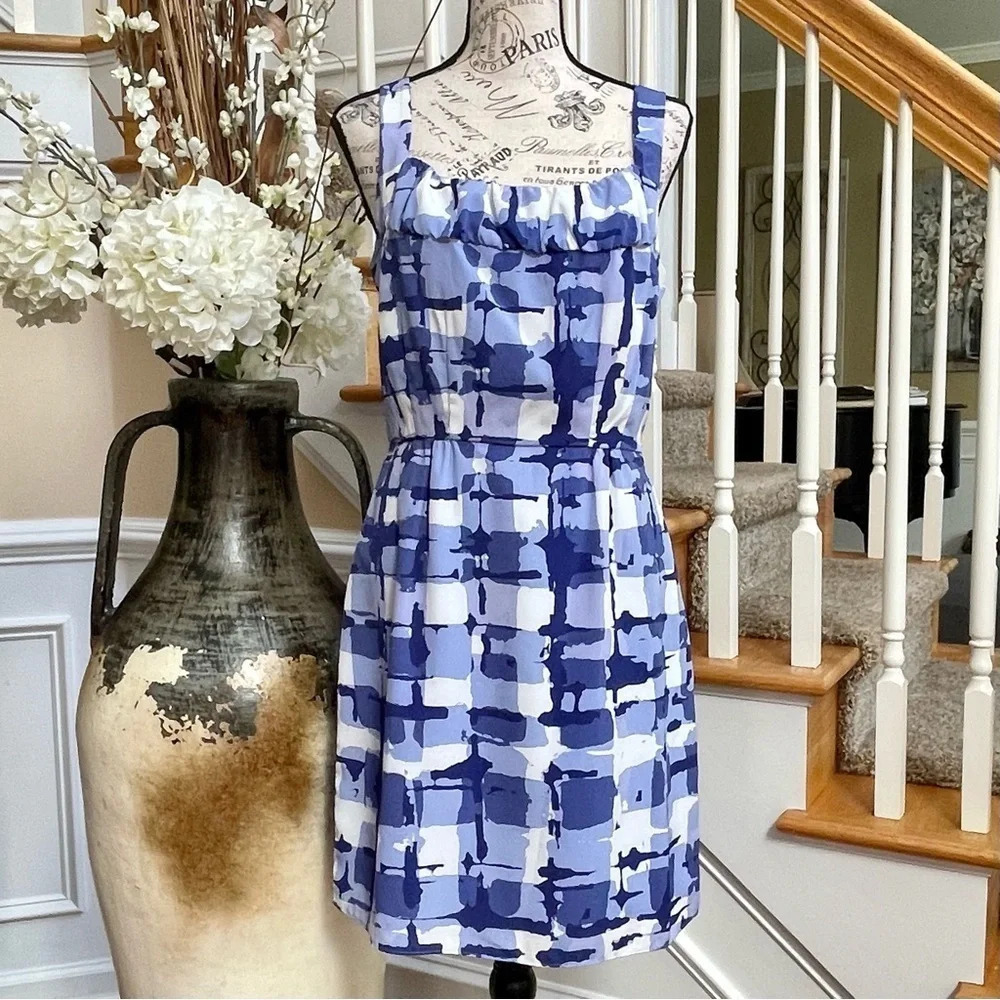 Banana Republic Abstract Print Dress‎